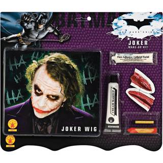 Batman Deluxe Joker Wig og Make Up Kit Black One St?rrelse