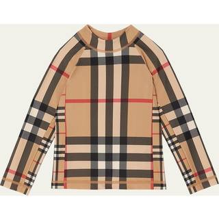 Burberry Kids Vintage Check rashguard - multicoloured - Y 10