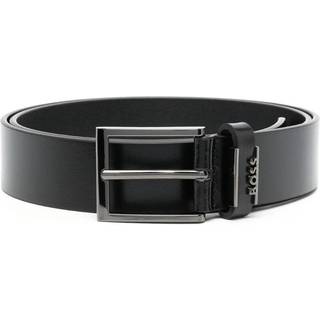BOSS Black Herren Gürtel schwarz Glattleder