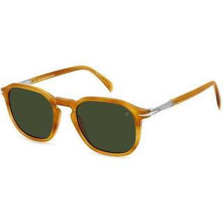 DAVID BECKHAM Mand DB 1115/S DUA/QT Solbriller Acetat Gul Grøn Geometrisk