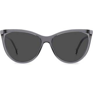 Carolina Herrera HER 0141/S ZLP/IR 57 Solbriller Kvinder Grå - Transparent Grey Violet - 57mm