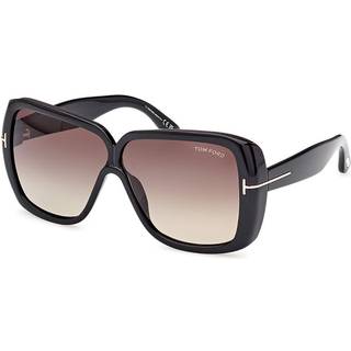 Tom Ford FT1037 MARILYN 01B 61 Solbriller Kvinder Black - Shiny Black - 61mm