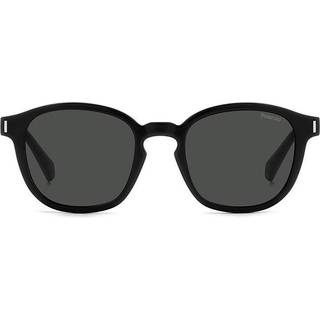 Polaroid Unisex PLD 6203/CS 807/M9 Solbriller Plast Sort Grå Firkantet Polariseret