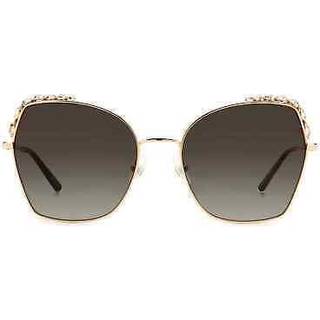Carolina Herrera Kvinde HER 0145/S 000/HA Solbriller Metal Guld rose Brun Sommerfugl Skygge