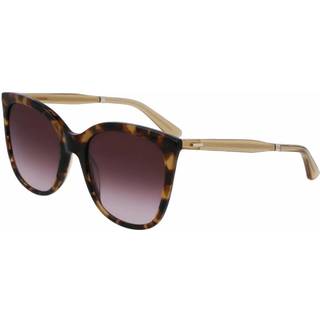 Calvin Klein Kvinde CK23500S 220 Solbriller Acetat Havana Brun Firkantet Normal Normal