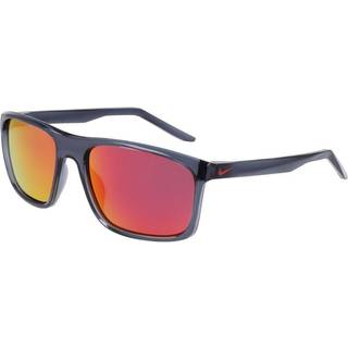 Nike Unisex NIKE FIRE P FD1818 021 Solbriller Bio-injekt Grå Rød Firkantet Polariseret Polariseret