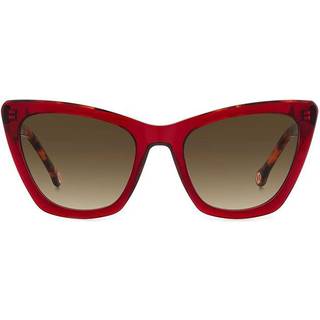 Carolina Herrera HER 0129/S YDC/HA 55 Solbriller Kvinder Tortoiseshell - Transparent Burgundy Tortoise - 55mm