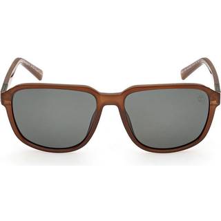 Timberland TB9311 Polarized 47R 56 Solbriller Mænd Brun - Transparent Brown - 56mm