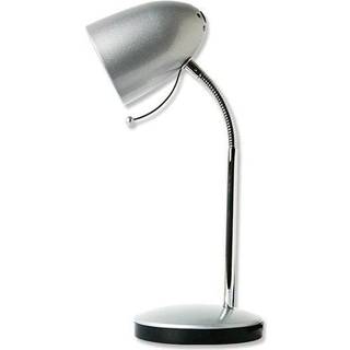 Aigostar bordlampe med flex-arm til E27, 230V (H 350 mm) i sølv