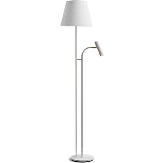 Belid Gulvlampe slender / uden skærm  Hvid/messing