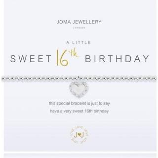 Joma A Little Sweet 16th Birthday Bracelet - Adjustable - Silver