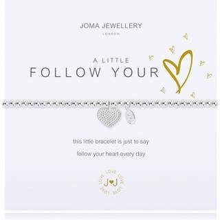 Joma A Little Follow Your Heart Bracelet - Adjustable - Silver