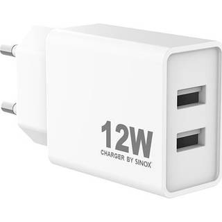 Sinox Pro oplader 12W - hvid (På lager i varehus)