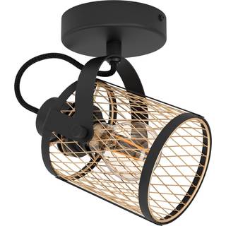 EGLO DELLOW spot, sort/messing