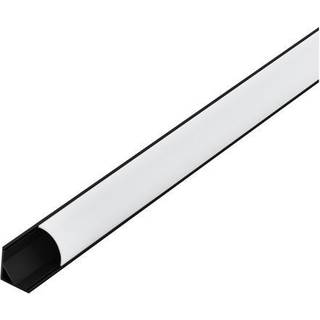 EGLO CORNER PROFILE 1 til stripes, 1m, sort