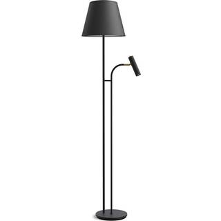 Belid Gulvlampe slender / uden skærm  Sort/Messing
