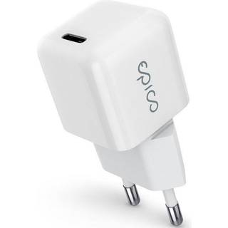 Epico Mini Vægoplader PD 30W GaN med USB-C - Hvid