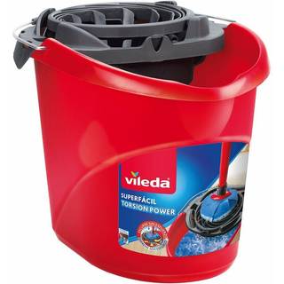 Gulvspand Vileda Torsion Power Dræner Rød Plastik 10 L polypropylen