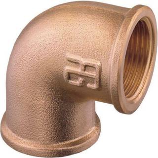 Guidi bøjning 90° indv./indv. gevind, bronze 3/4 "