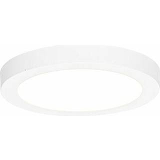 Forsænket eller overflademonteret spot hvid 18 cm inkl. LED 3 trin dæmp til opvarmning - Trans.
