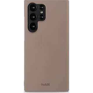 Holdit Samsung Galaxy S23 Ultra Slim Plastic Case - Mocha Brown