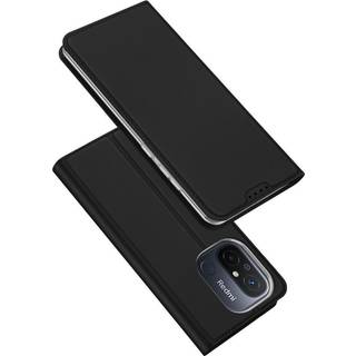 Xiaomi Redmi 12C, Poco C55 Dux Ducis Skin Pro Flip Cover - Sort