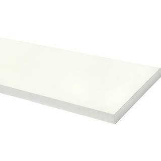 Wallmann hylde, hvid melamin, 1200 x 400 x 22 mm