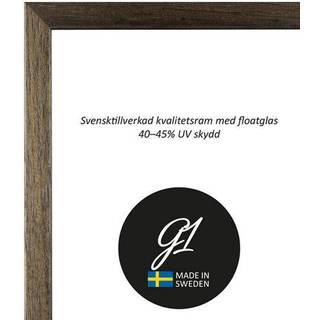 Ramme Edsbyn Valnød 40x50 cm