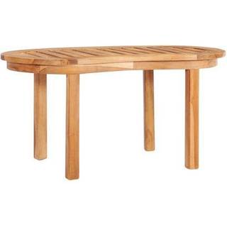 sofabord 90 x 50 x 45 cm massivt teaktræ
