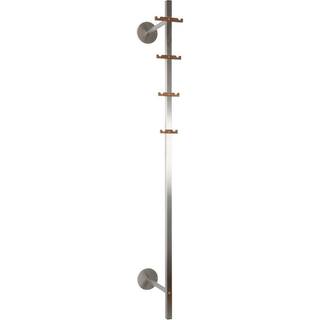 Lastein by Hoigaard Norline bænk, 44 x 36 x 60 cm, sort/rustfrit stål