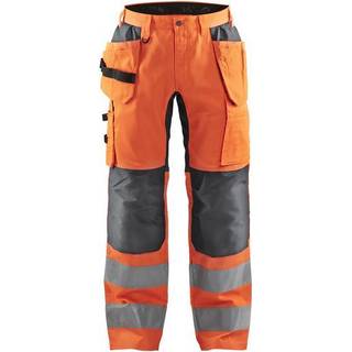 Blåkläder 1552 High Vis Buks med stretch / High Vis Arbejdsbuks med stretch - D100 - High Vis Orange/Mellemgrå