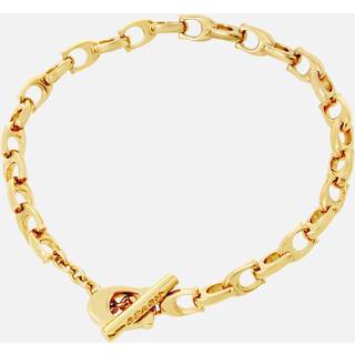 Coach Gold C Link Chain Flex Bracelet - Gold - 18cm