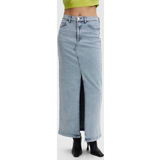 Gestuz Siwgz Hw Long Skirt Nederdele 10908501 Light Blue Washed (36)