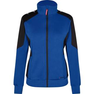 ENGEL Galaxy dame Sweat Cardigan Surfer Blue/Sort 8825-233 2XL