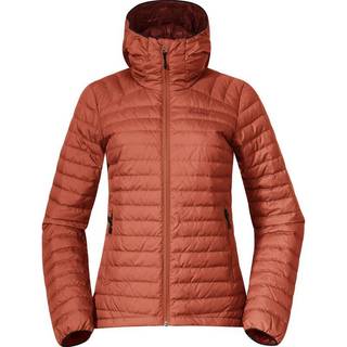 Bergans Women's Lava Light Down Jacket With Hood Terracotta, XS