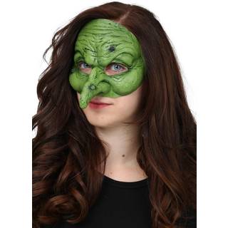 Grøn heks maske