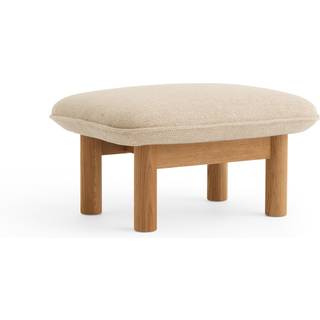 Audo Brasilia Ottoman Beige (Boucle 02) Natural Oak