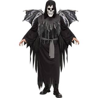 Grim Reaper Kostüm mit Flügel