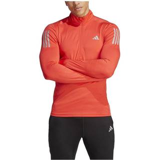 Own the Run 1/4 Zip Long Sleeve sweatshirt - Bright Red - M