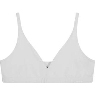 Bread and Boxers Triangle Bra - White - Medium