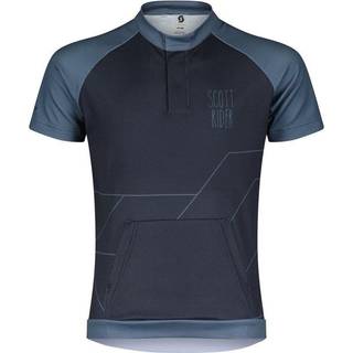 RC Team S/S Shirt JR Dark Blue/Metal Blue (116)