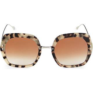 Isabel Marant IM 0085/S 9G0/HA 55 Solbriller Kvinder Hvid - White Tortoise - 55mm