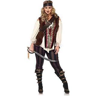 Captain Blackheart Pirat kostume Plus