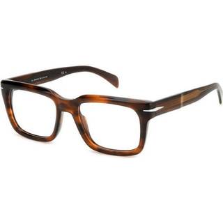 DAVID BECKHAM Mand DB 7107 ASA Optiske stel Acetat Brun Geometrisk