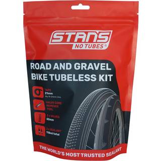 Stan's Notubes Tubeless Kit Road/Gravel 21 mm Tape og 55mm Ventiler