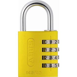 Abus 145/40 C 40mm Body 4-Dial Sendable Combination Painlock Yellow