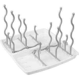 BabyOno Bottle Drying Rack drypbakke til flasker I. Grey 1 stk. - 1 stk.