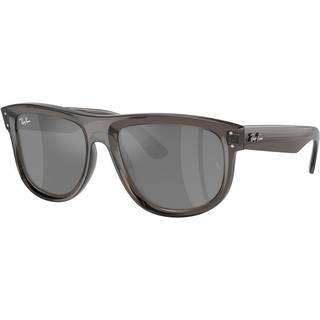 Ray - Ban Unisex RBR0501S BOYFRIEND REVERSE 6707GS Solbriller Injiceret Grå Sølv Firkantet Normal Spejl