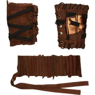 Warrior Arm Band & h?ndledsvagt voksen kostume s?t