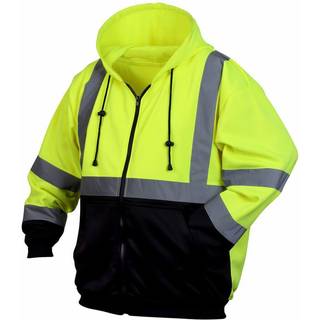 Pyramex Safety RSZH3210XL RSZH32-serie Sweatshirts Hi-Vis Lime lynl?s sweatshirt med sort bundst?rrelse ekstra stor gr?n RSZH3210XL